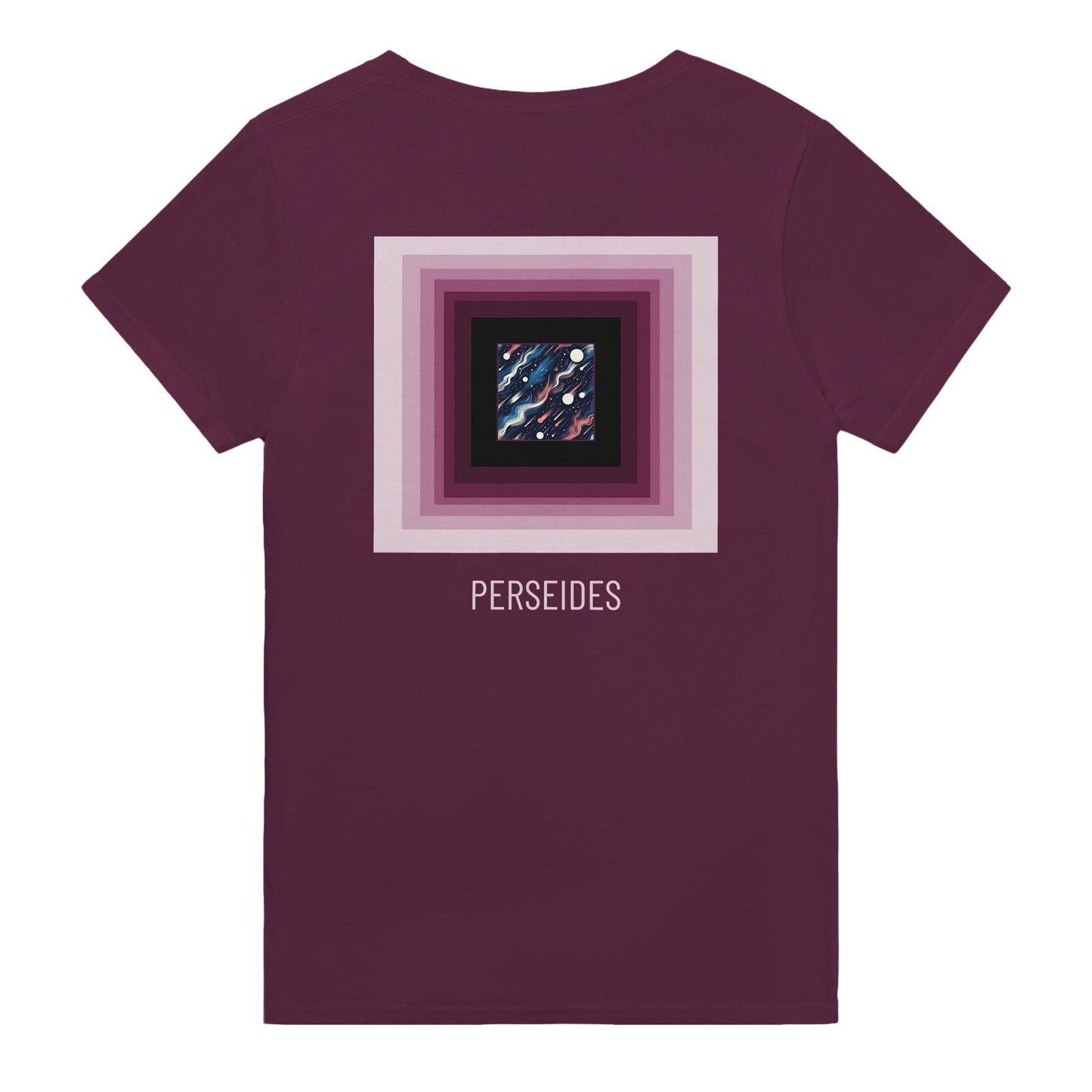 tshirt perséides bordeau motif infini