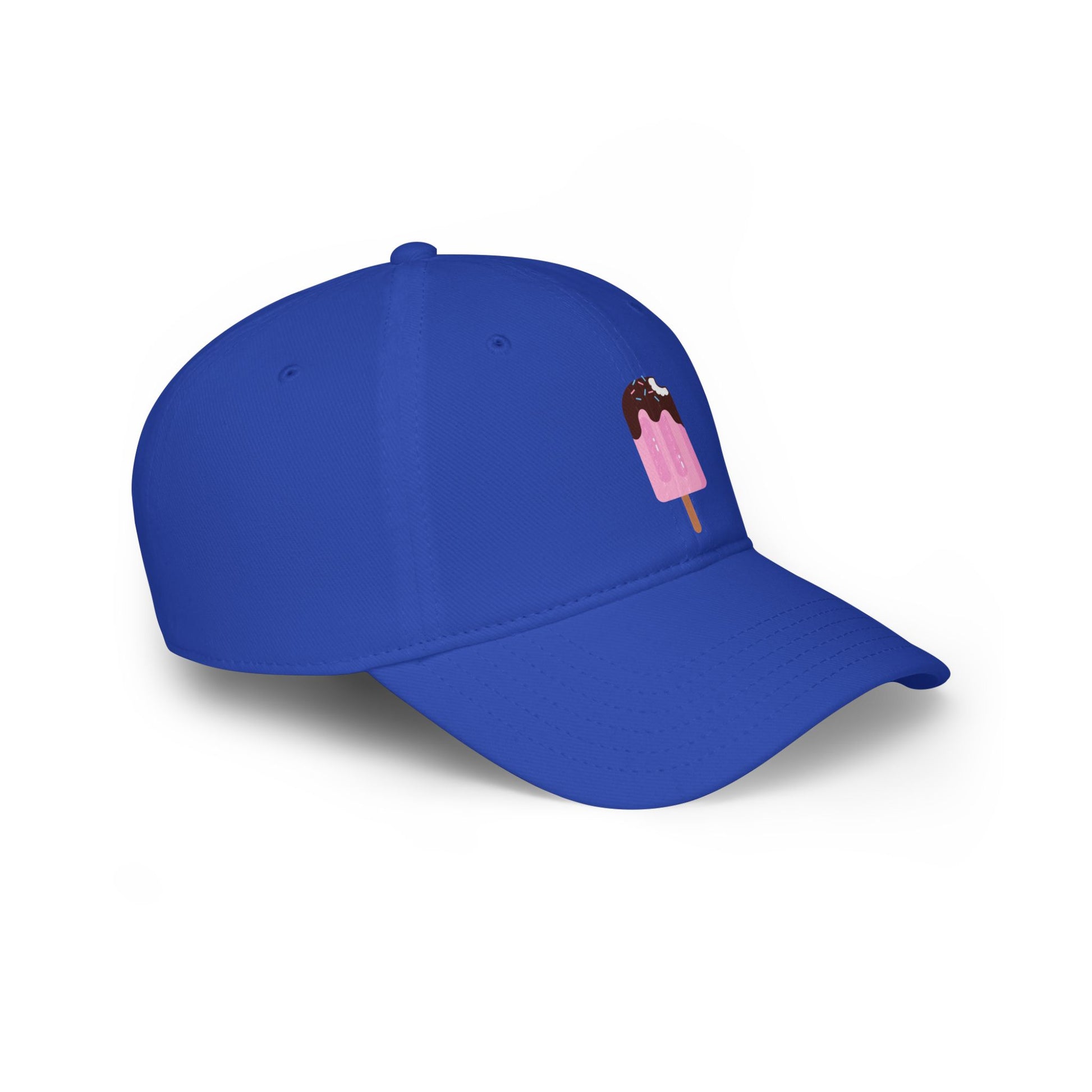 casquette perseides bleu vu sur le coté 