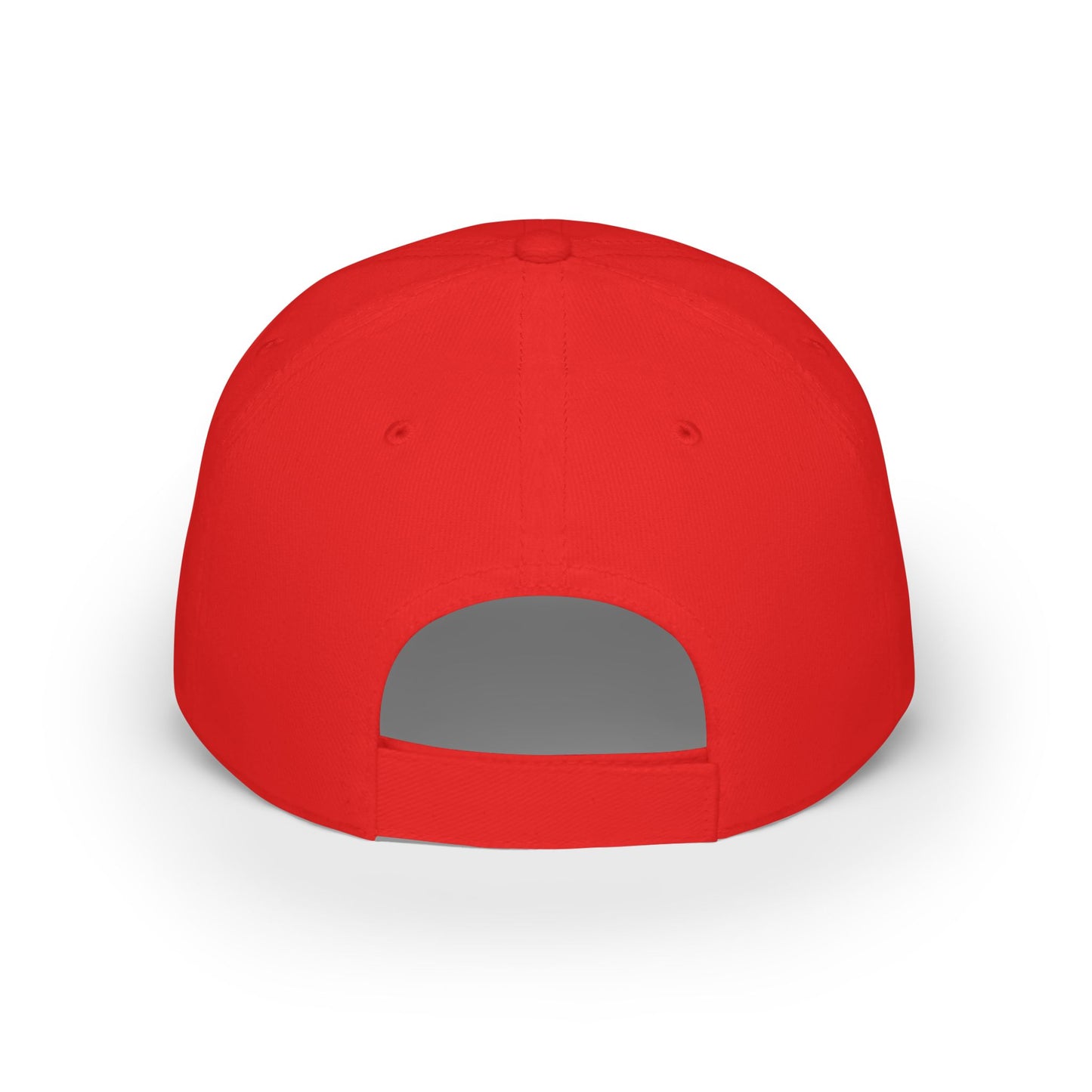 casquette perseides rouge vu sur le coté 